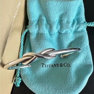 Tiffany & Co. Sterling Silver Infinity Cuff Bracelet - Medium